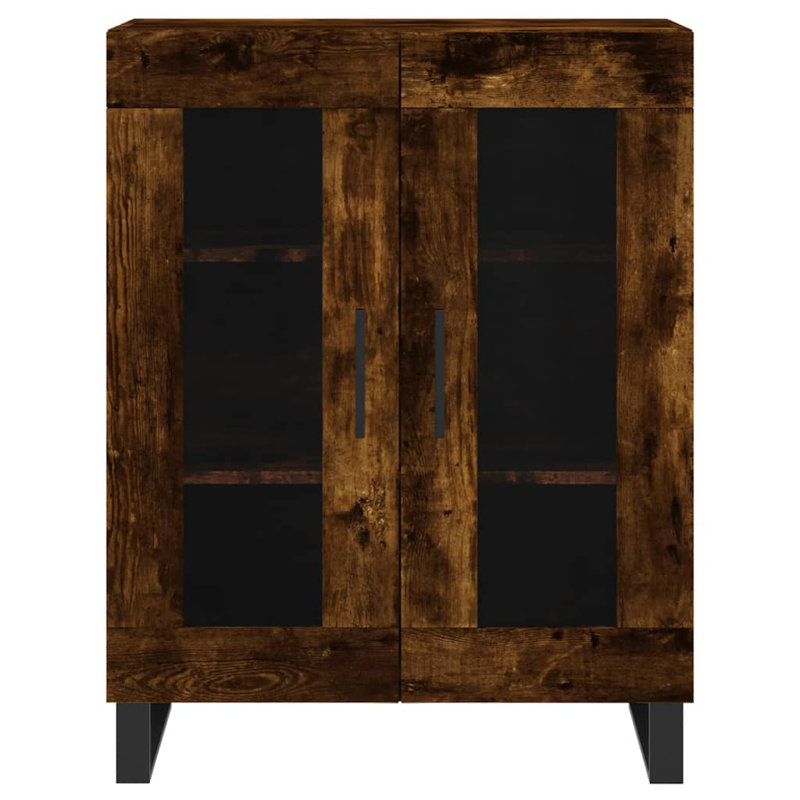 Neoga Display Cabinet, Smoked Oak