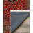 Guria Red/Brown Oriental Machine Printed Cotton Chenille Area Rug-946542981