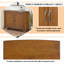 Console Donela avec tablette de rangement réglable, table de hall d'entrée rétro avec tablette de rangement réglable, table de canapé pour le couloir, entrée, salon, vestibule-361751792-361751807