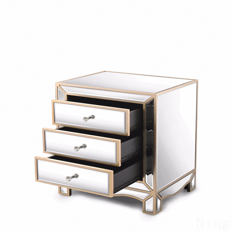 Armoire d'extraction 3 tiroirs Champagne