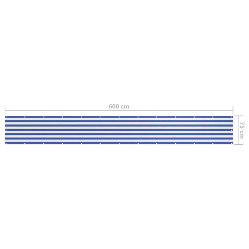 Fluharty 0.75m x 6m Rectangular Shade Sail, Blue
