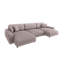 Emma 6 Seater Corduroy Sofa Bed-769956126