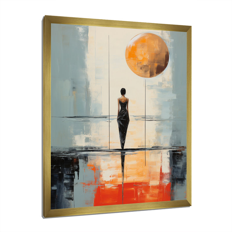 Minimalisme yoga, équilibre intérieur II, Or, H 20 po x l 12 po x P 1 po