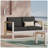 Luxurious Outdoor Loveseat With Durable Construction And Easy Assembly For Summer Relaxation-1319635764