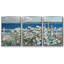 Bayside Garden, reproduction sur toile 3 pièces-522322290-522322295