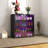 Shoe Box With RGB LED Light, Wooden Stackable Shoe Storage Box With Glass Door, Shoe Storage Bin Shoe Display Case For Sneakers (4 Tier-1)