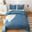 Ensembles d'édredon Lake Blue Ensembles d'édredon moderne grand bleu Ensemble de courtepointe pour lit double matelassé Haze Blue-130873656-130873655