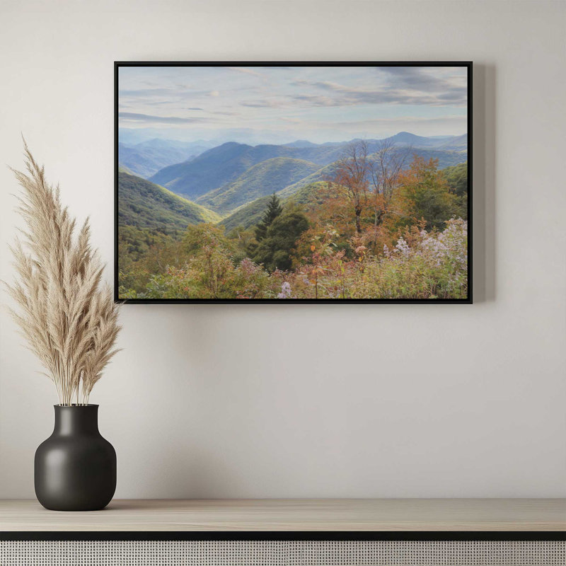 «Signs of Autumn» par Lori Deiter, reproduction d'art, 18 W x 12 H, Black, Framed Canvas