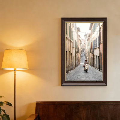«Gallery Wrap», art mural sur toile pour le salon, la chambre à coucher, le bureau ou le vestibule - décoration murale décorative avec scène de rue