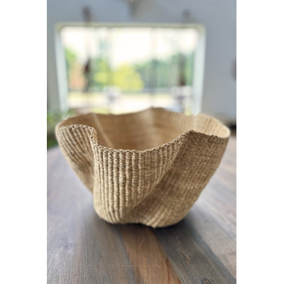 Handwoven Wave Basket