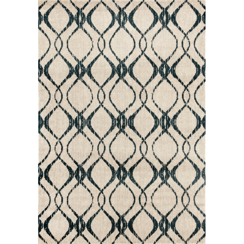 Akihiro Geometric Indoor Rug, Rectangle 7'10" x 10'2"