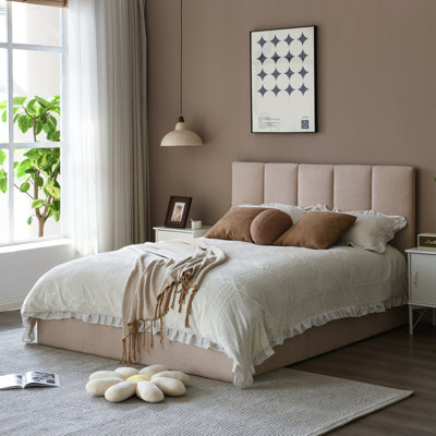 Juanetta Hydraulic Lift Up Storage Upholstered Platform Bed