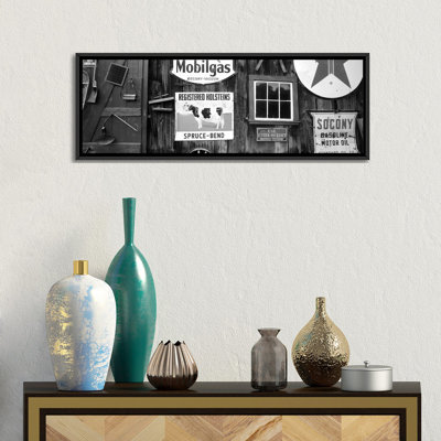 " Vintage Americana On The Exterior Of An Old Building " by Walter Bibikow