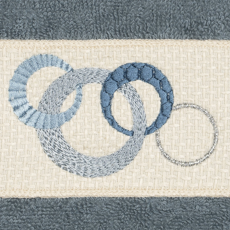 Gant de toilette Annabelle, Bleu sarcelle