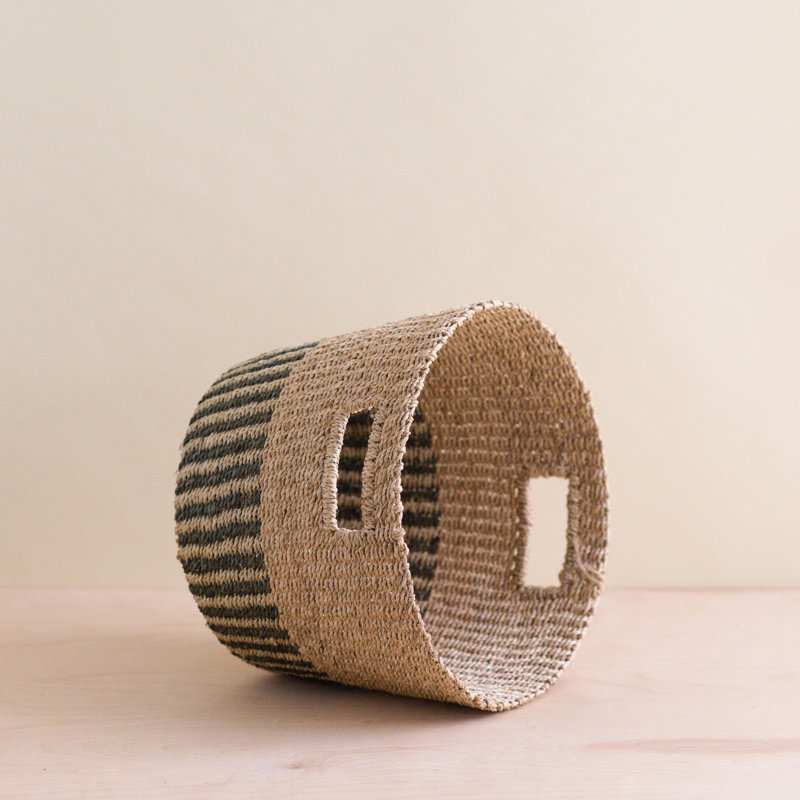 Grey Tapered Basket