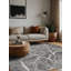 Tapis gris lavable à la machine-355671004