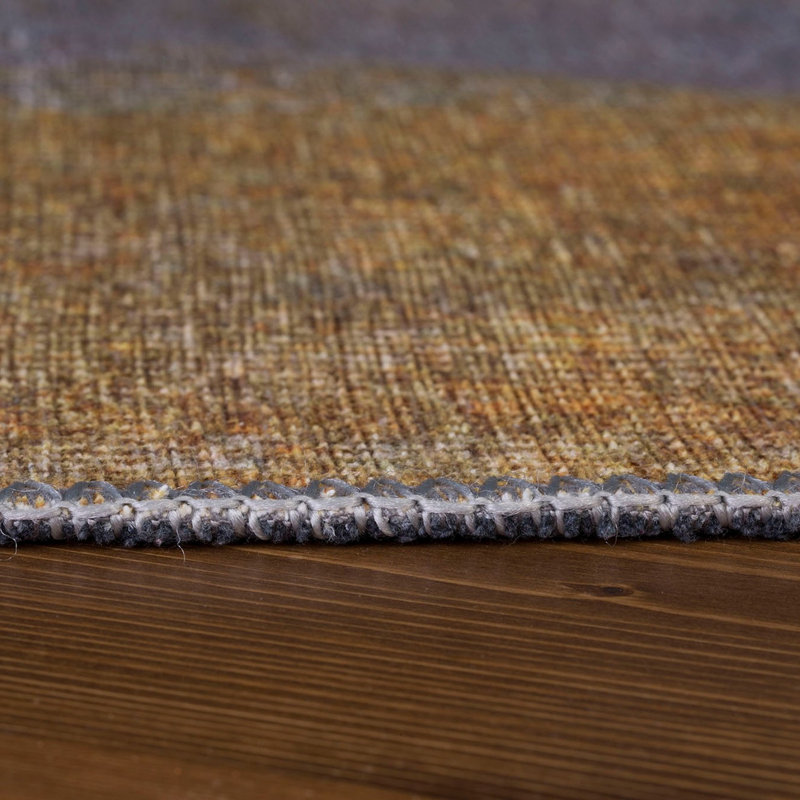 Luxurious Machine Washable Carpet, 100% Polyester, 7.5 x 10.8 Feet | Pile Height: 0.2 Inches, 1850 g/m² | Recycled Poly Cotton Underside, Easy Care, Perfect for Living Room & Bedroom, Soft & Durable Design