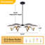 Lustre unique à 6 lumières