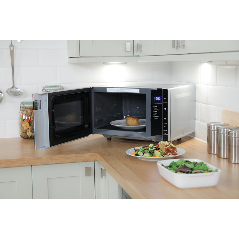 Russell Hobbs RHFM2363S 800w 23 Litre Flatbed Digital Microwave, Silver