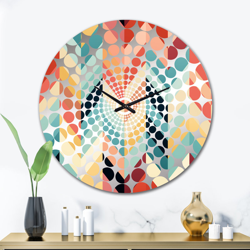 Horloge murale Tribal Fusion, Grand