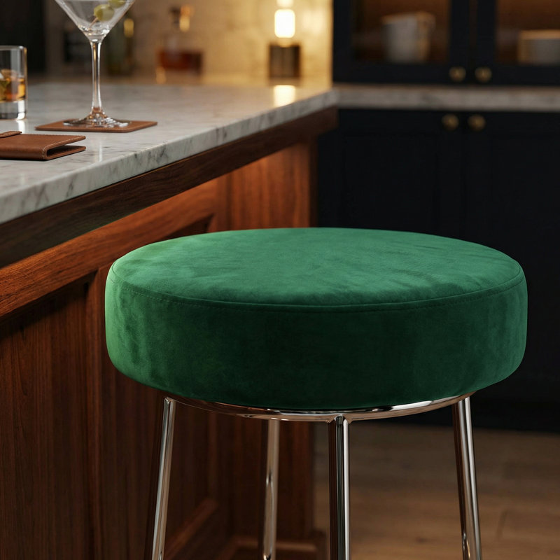Tabouret de comptoir 25,75 po Holst, Vert