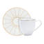 Gem Cut Bone China Espresso Cup