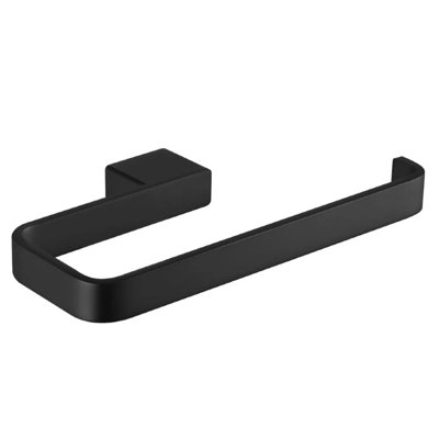 Porte-serviettes de bar en laiton noir mat pour la salle de bain et la cuisine Parlos
