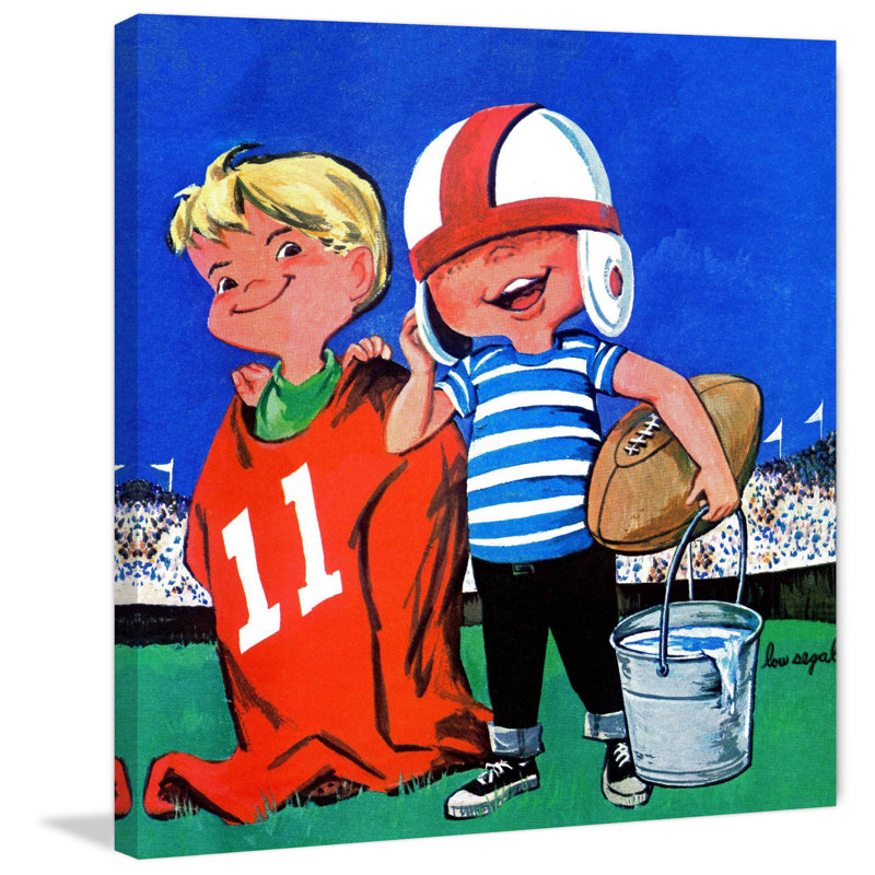 Rugby Players II - Wrapped Canvas Print, 101cm H x 101cm W