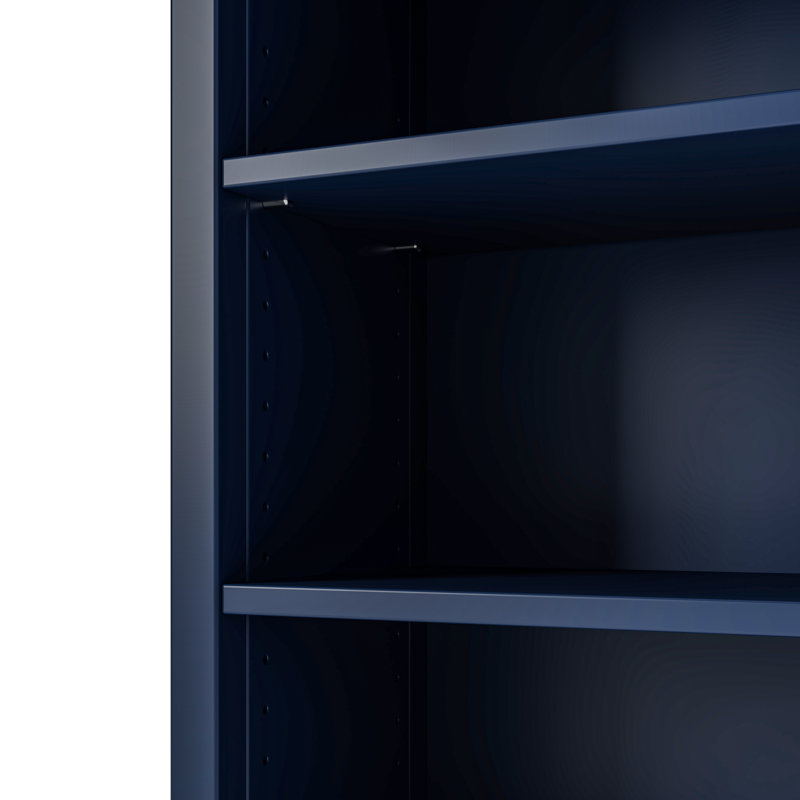 Bibliothèque Colton, (3 tablettes) H 36 po x l 30 po x P 13 po, Midnight Blue 