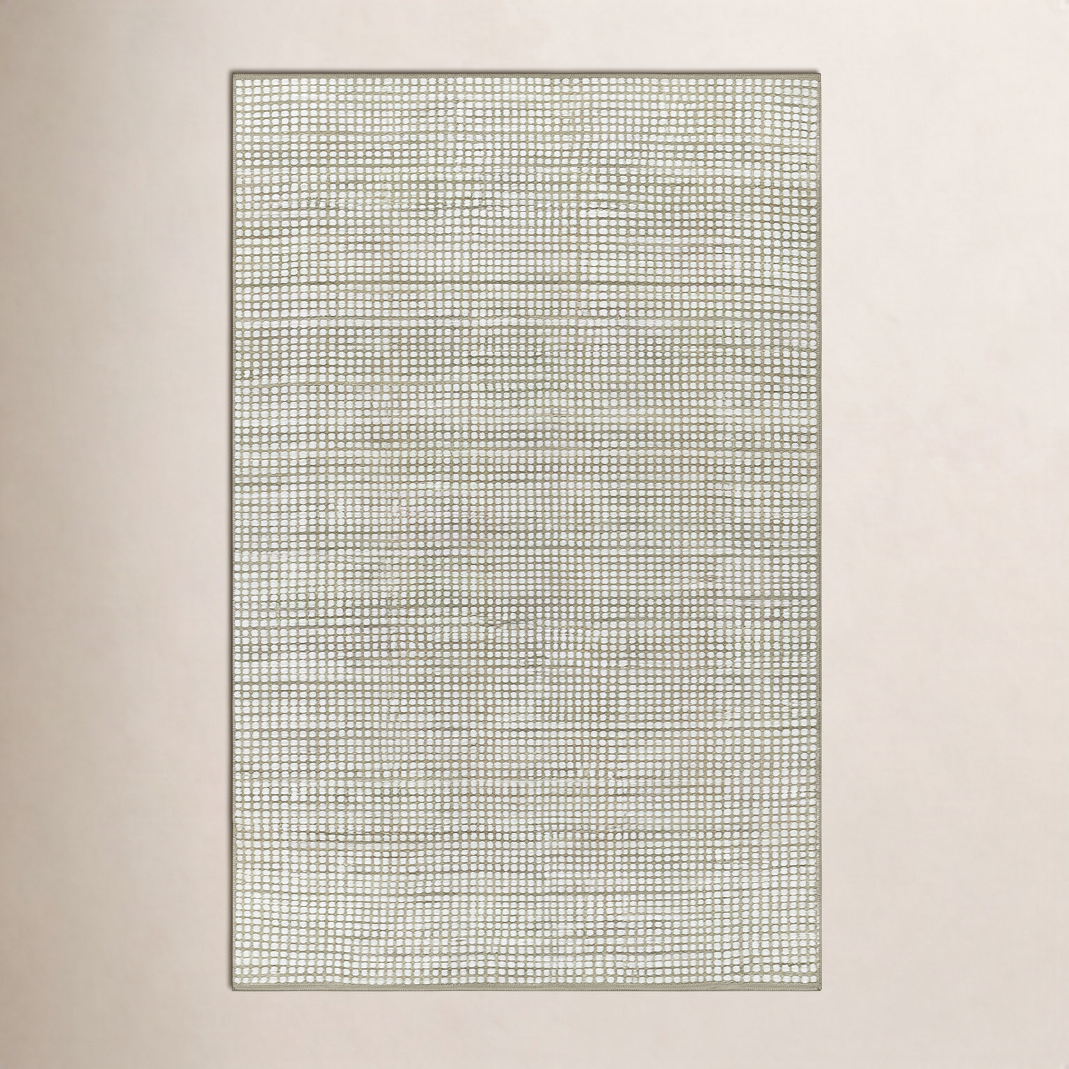 Acerra Green Hand-Woven Geometric Outdoor Rug, Rectangle 2' x 3'