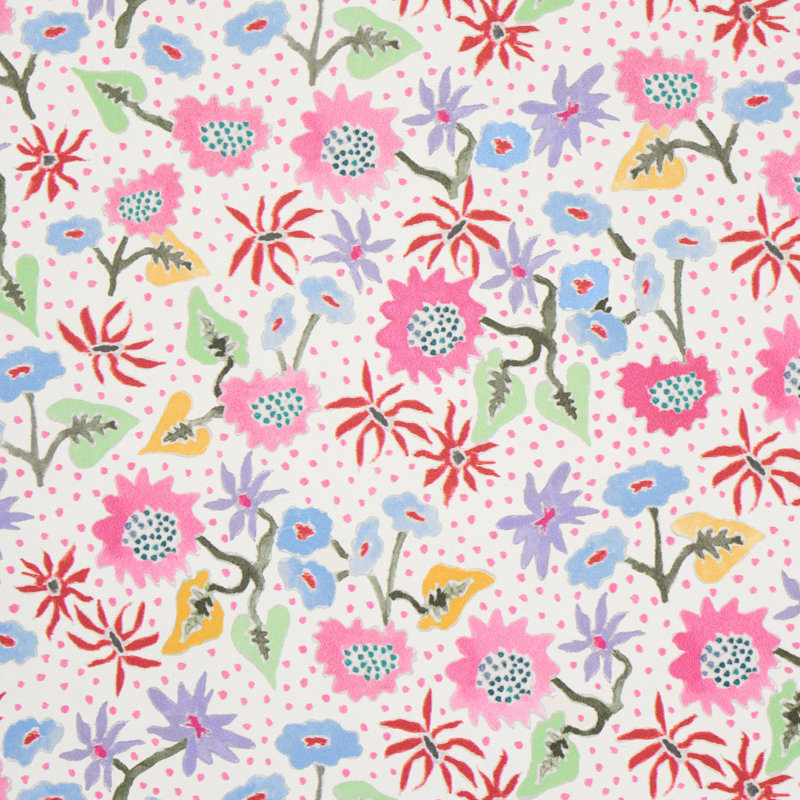 Papier peint Schumacher x Happy Menocal Calico, Sprezzatura