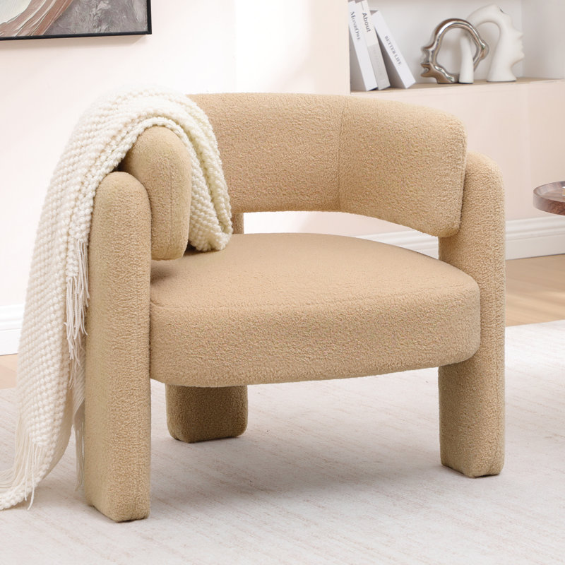 Fauteuil d'appoint demi-tonneau 31,5 po, Kaki