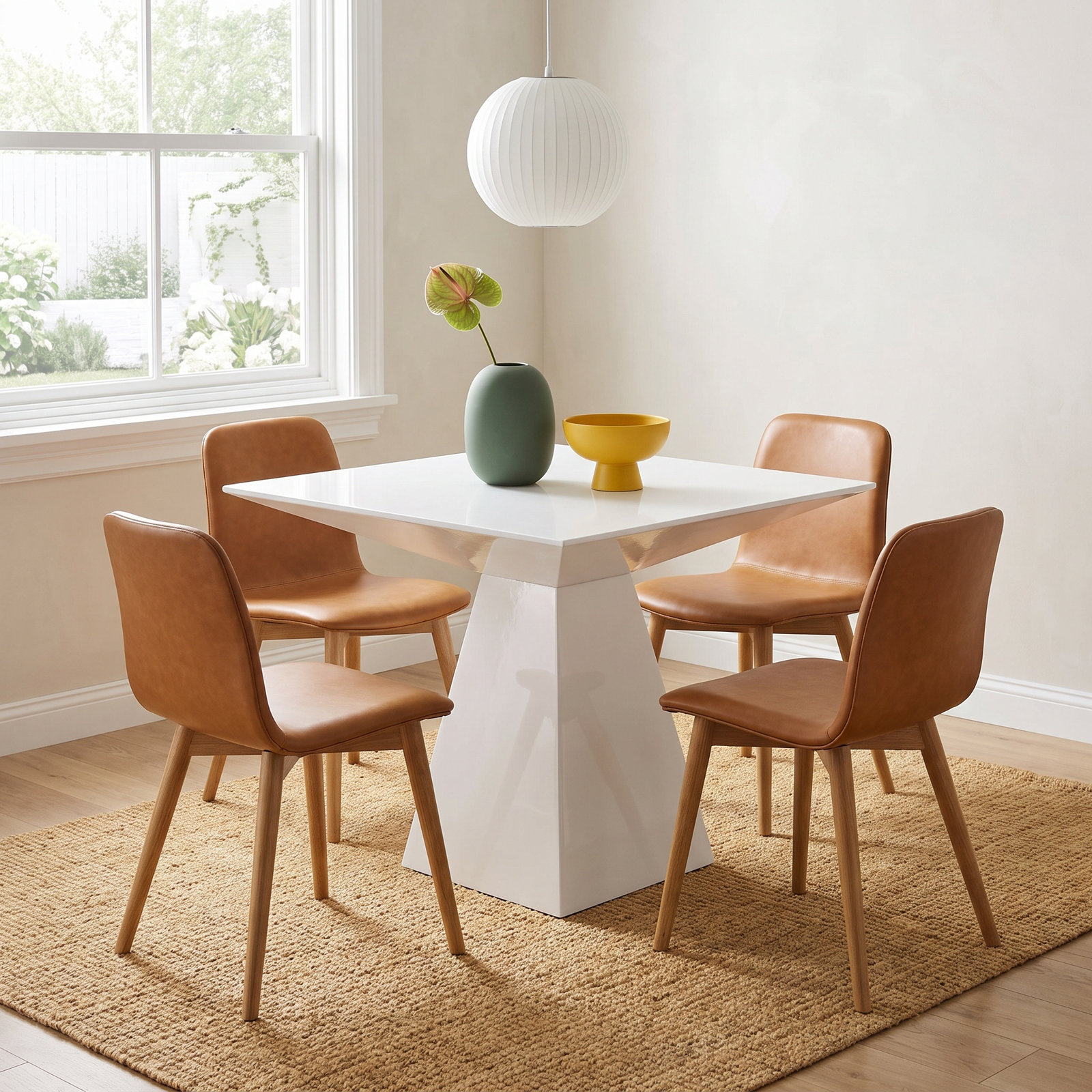 Symbol 24" Dining Table, White
