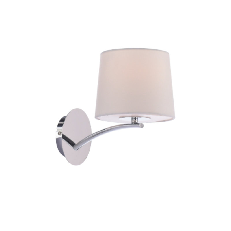 Hilkeline Chrome Flush Mounted Sconce