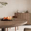 Ensemble de table de cuisine / salle à manger à motif floral en bois massif (1 table, 4 chaises / 6 chaises) Une pièce maîtresse florissante pour votre maison-397568183-397568186-397568189