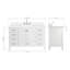 Ensemble de meuble-lavabo double 54 po -1086008262