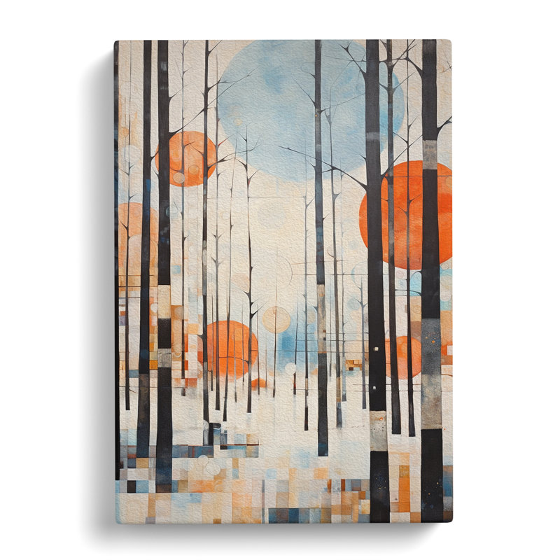 Winter Forest Dadaism - Print, 76cm H x 50cm W x 3cm D