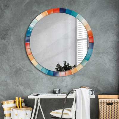 Huldar Glass Flat Wall Mirror