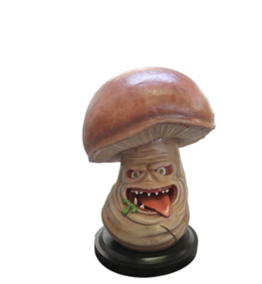 Infested Mushroom Over Sized Spooky Veggie Statue