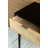 Rattan 2-Drawer Console Table - Black/Rattan