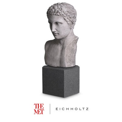 Buste The Met x Eichholtz fait à la main en noir / gris
