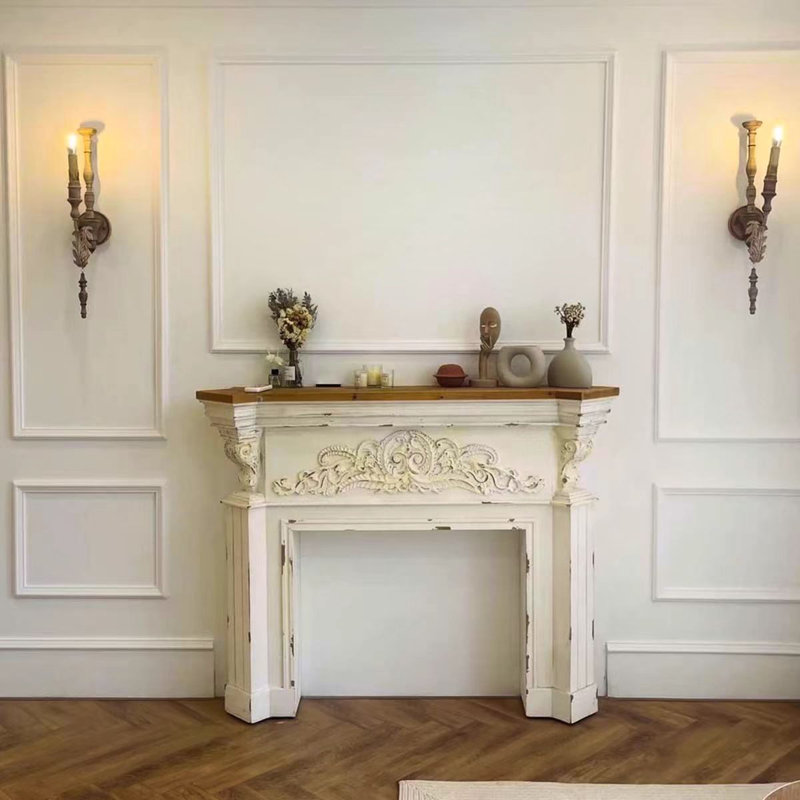 Armoire décorative American Retro, H 43,31 po x l 55,12 po x P 12,60 po