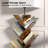 Bookcases With Led Light And Remote Control, 9-Tier Column Floor Lamp-1585701690