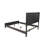 Espresso X-Design Bed - Rustic Modern