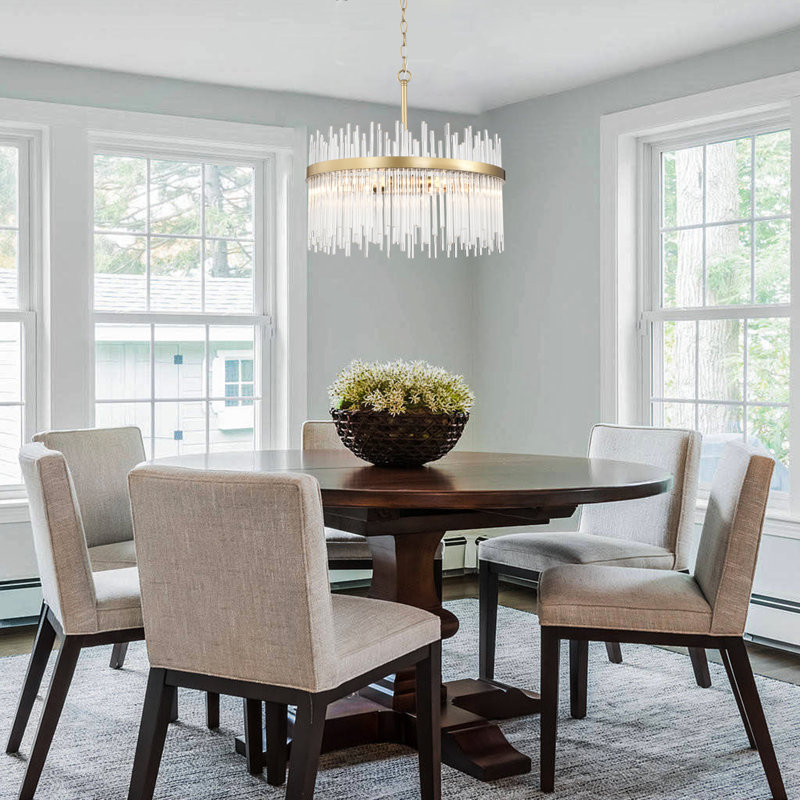 Kensington 5 - Light 19.7" Unique/Statement Cylinder Chandelier