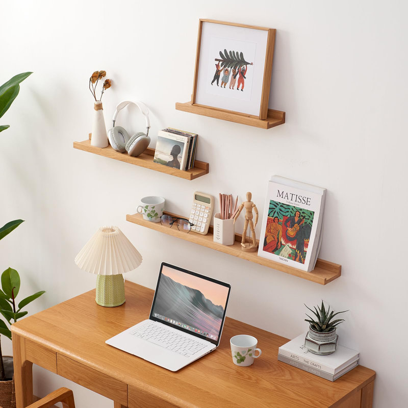 Everlyse Wood Floating Shelf