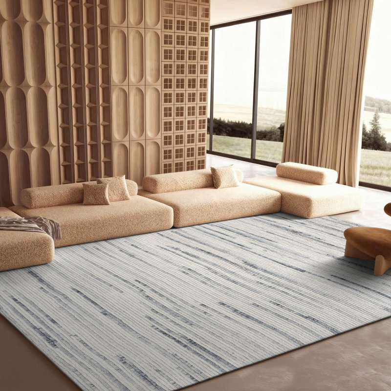Pecktonville Hand Woven Performance Abstract Rug, Rectangle 8' x 10'