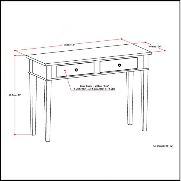 Dimensions du produit