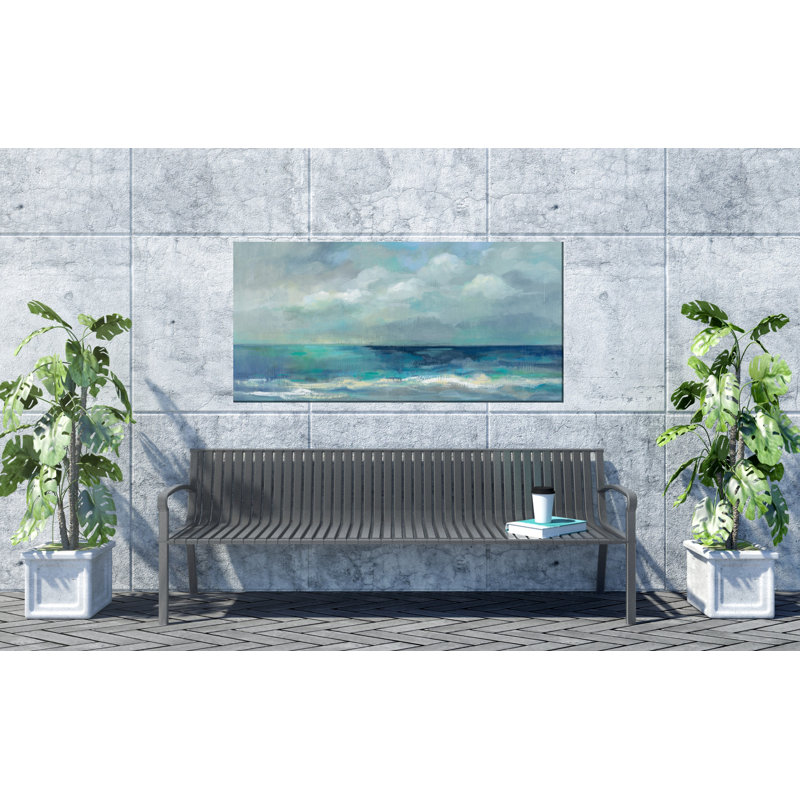 Art mural bleu sur bleu pour l'extérieur
