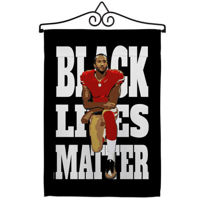 Ensemble de drapeau à 2 côtés en polyester 40 po x 28 po black lives matter